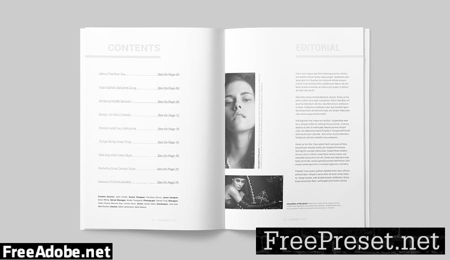 Magazine Template GYM2D4Z