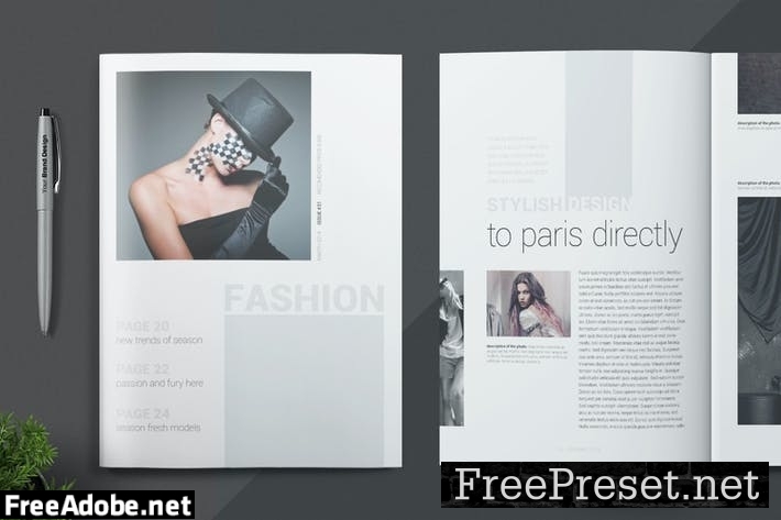 Magazine Template GYM2D4Z