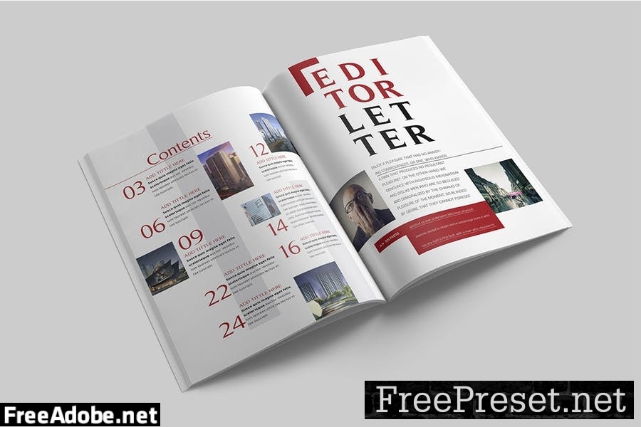 Magazine Template HM6GH6T