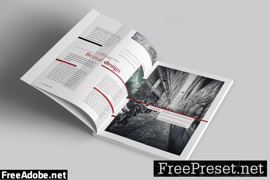 Magazine Template HM6GH6T