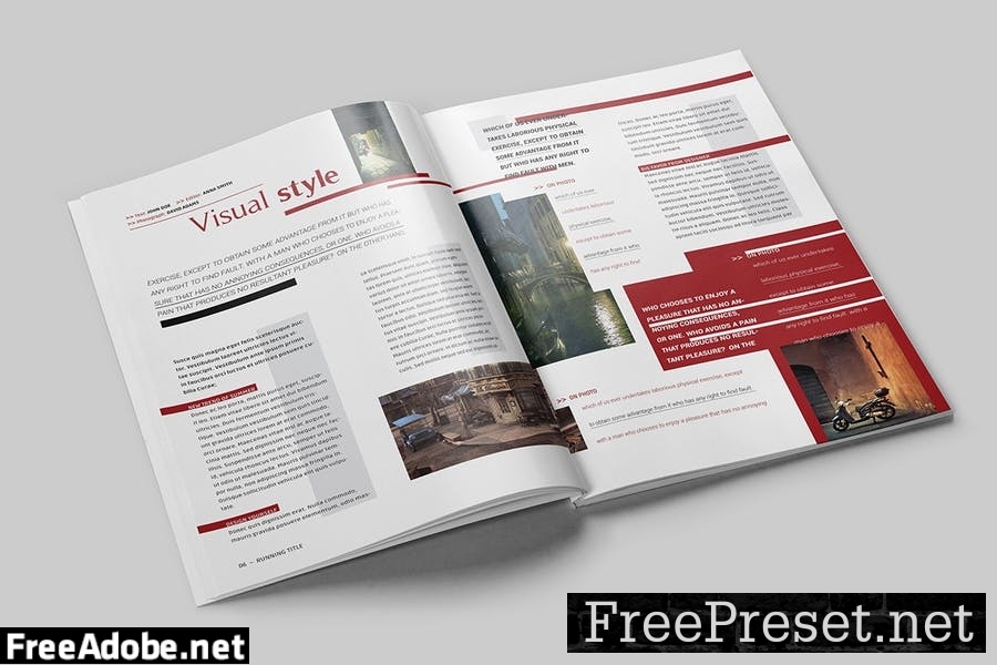 Magazine Template HM6GH6T