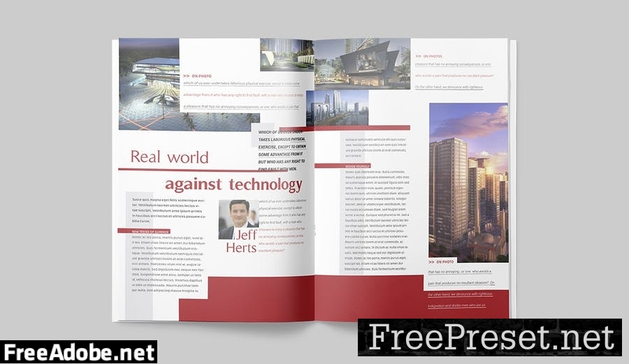 Magazine Template HM6GH6T