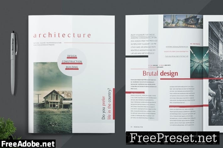 Magazine Template HM6GH6T