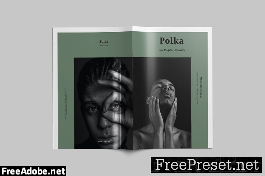 Magazine Template J6AFHKM