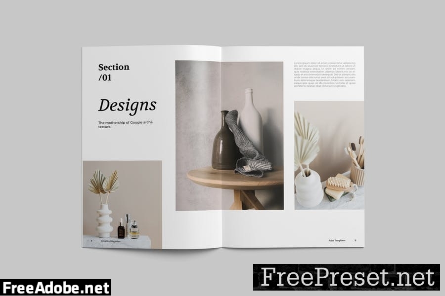 Magazine Template J6AFHKM