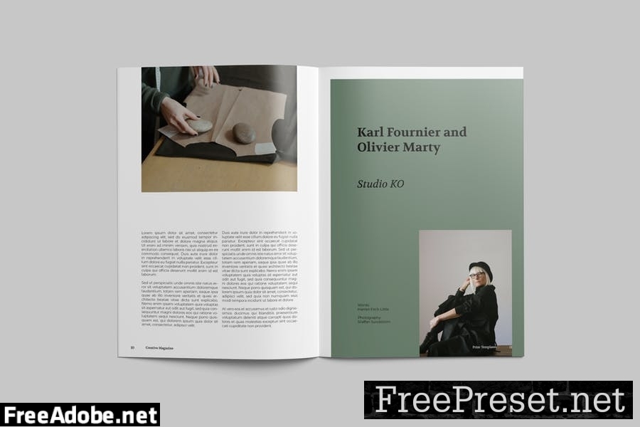 Magazine Template J6AFHKM