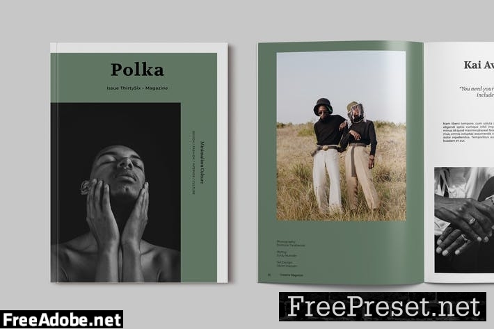 Magazine Template J6AFHKM