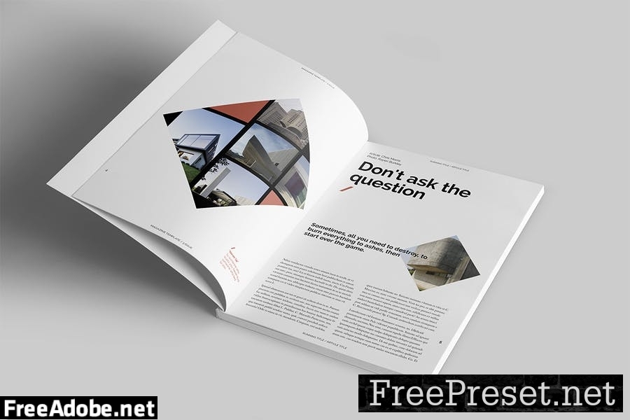 Magazine Template KM8WWDM