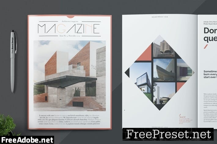 Magazine Template KM8WWDM