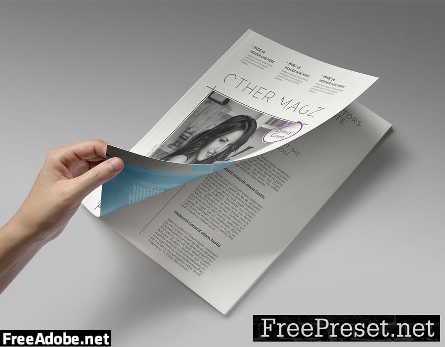 Magazine Template L2TKR6M