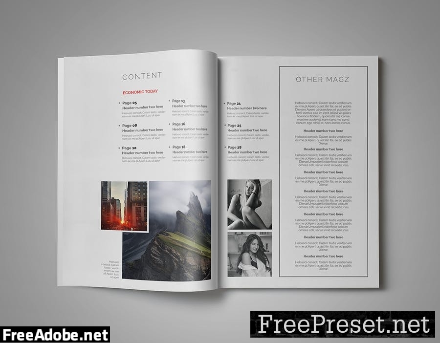 Magazine Template L2TKR6M