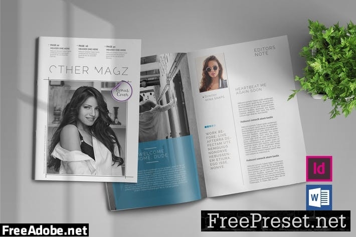 Magazine Template L2TKR6M