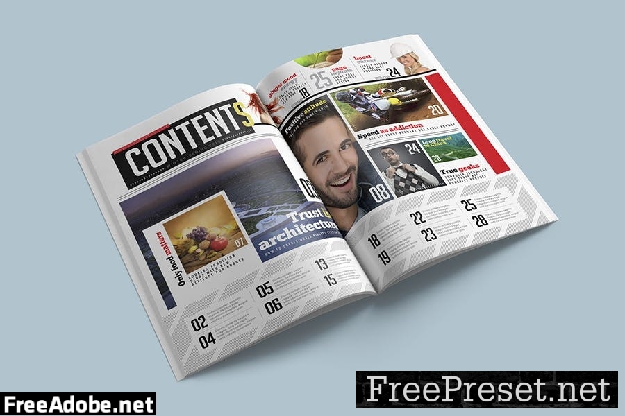 Magazine Template LEVM5N