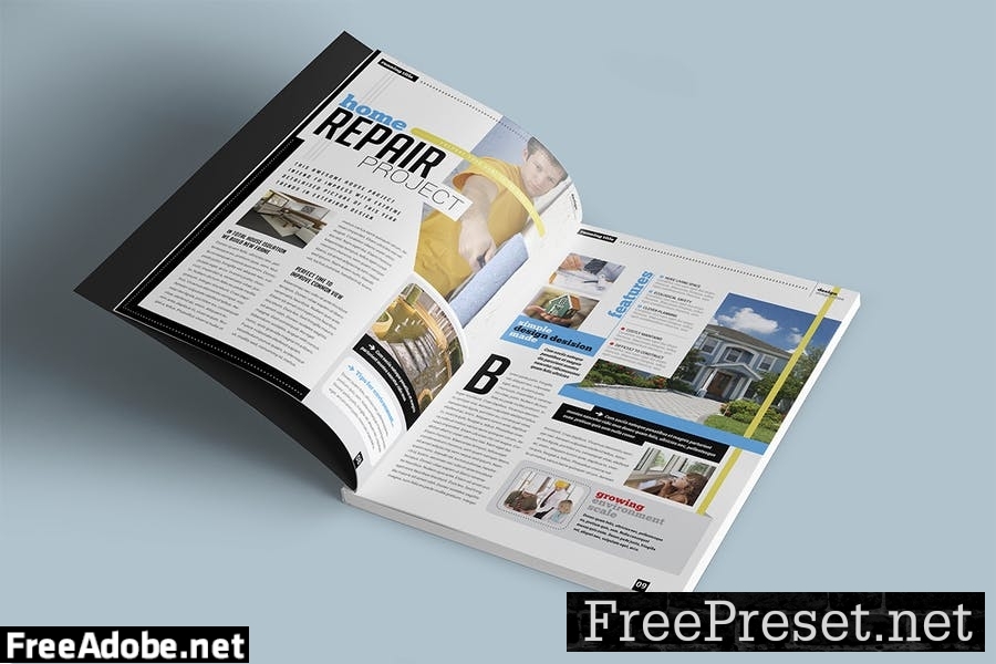 Magazine Template LEVM5N