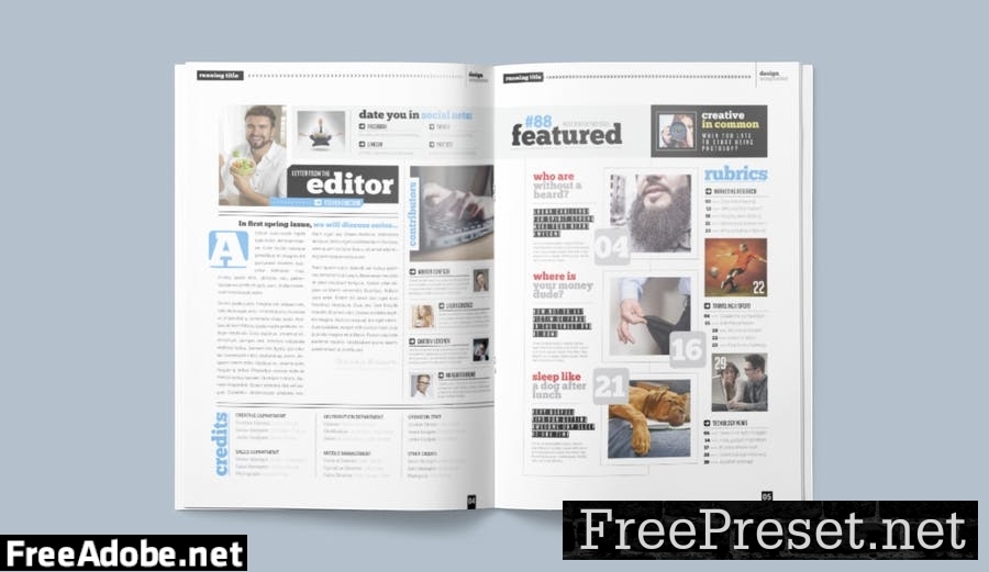 Magazine Template LEVM5N