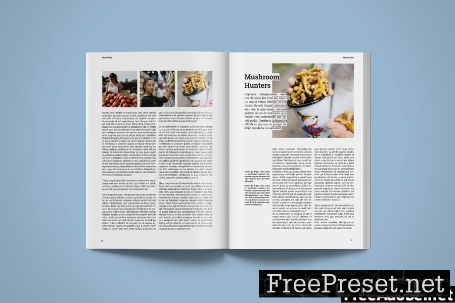 Magazine Template | Munch Mag