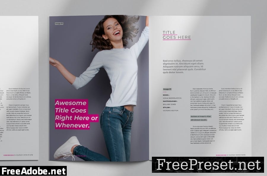 Magazine Template P57M9GP