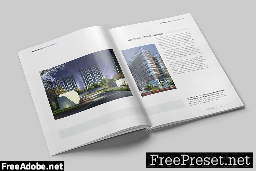 Magazine Template P7U99QC