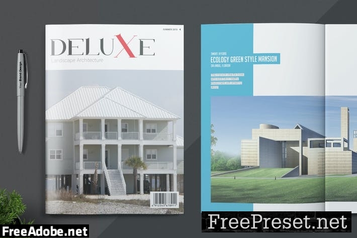 Magazine Template P7U99QC