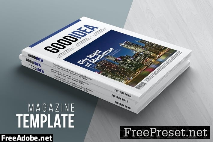 Magazine Template PHGZQC