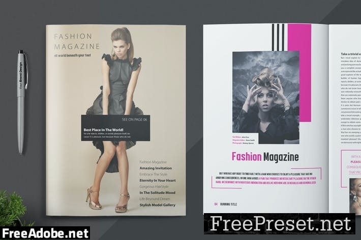 Magazine Template PLTVX3T