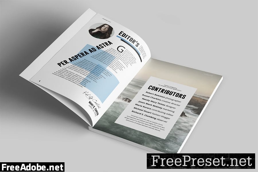 Magazine Template QVTKPPM