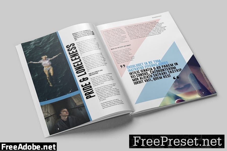 Magazine Template QVTKPPM