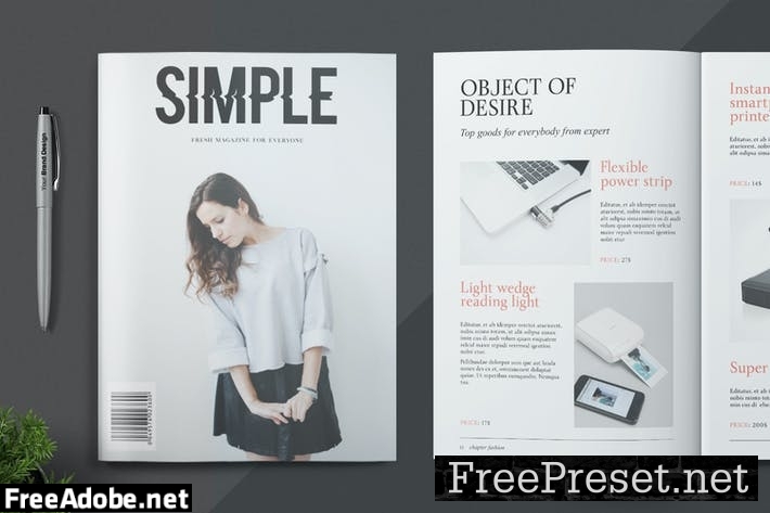 Magazine Template RMAX4LB