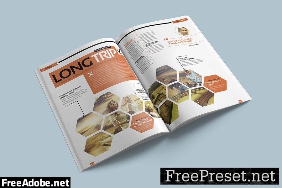 Magazine Template RRF4D7