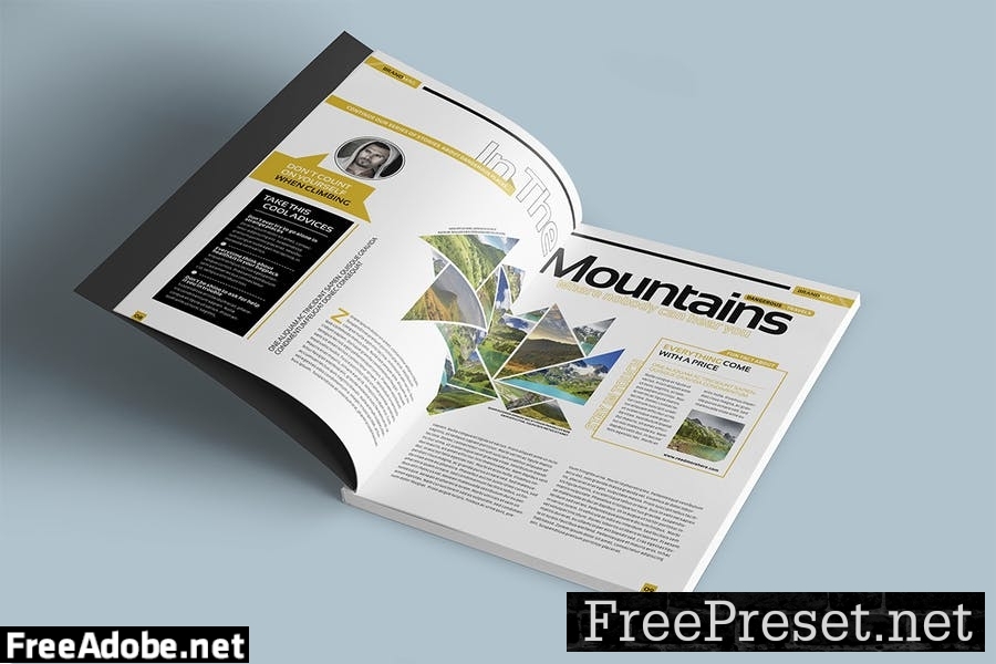 Magazine Template RRF4D7