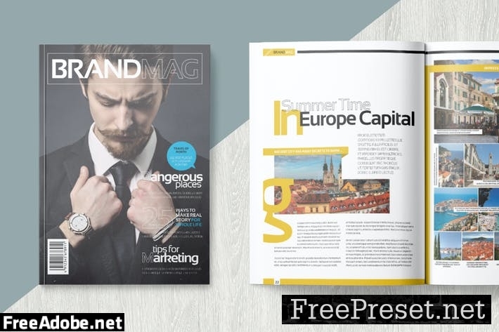 Magazine Template RRF4D7