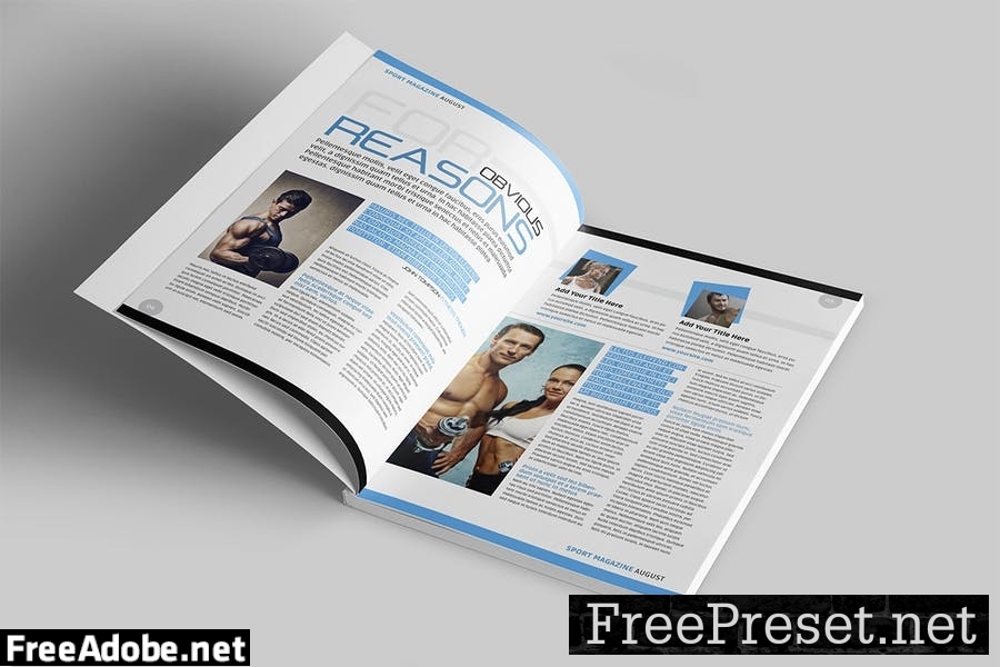 Magazine Template RSW5UPM