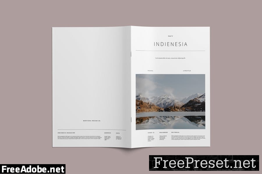 Magazine Template S94UHX9