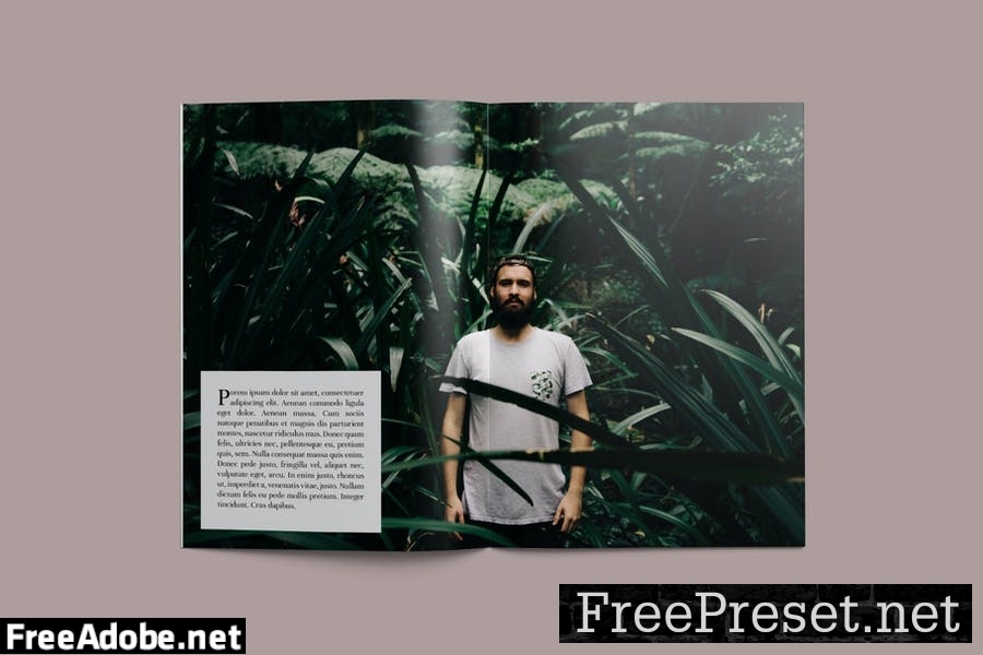 Magazine Template S94UHX9