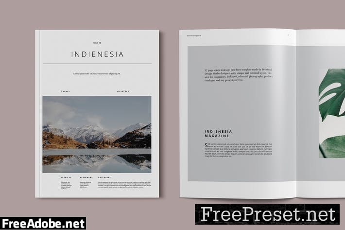 Magazine Template S94UHX9