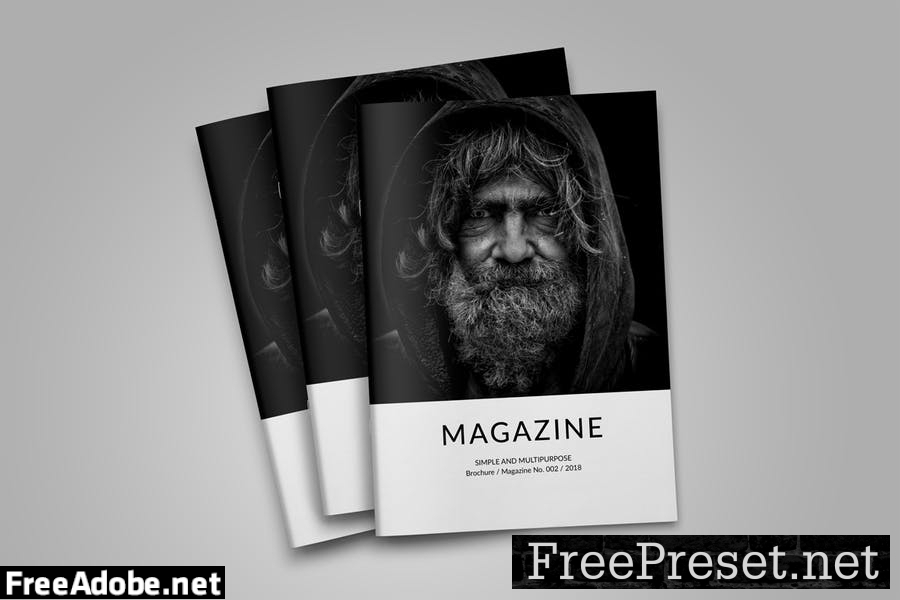 Magazine Template V224MR