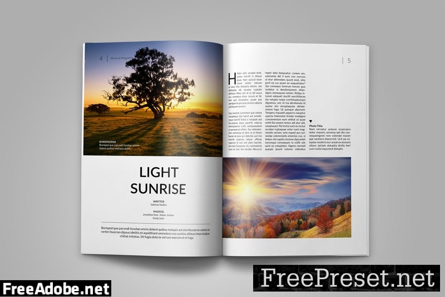 Magazine Template V224MR