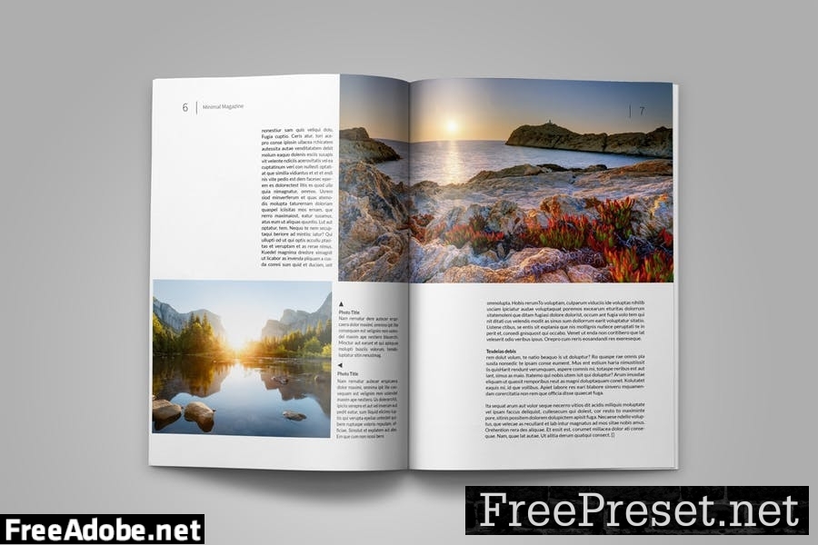 Magazine Template V224MR