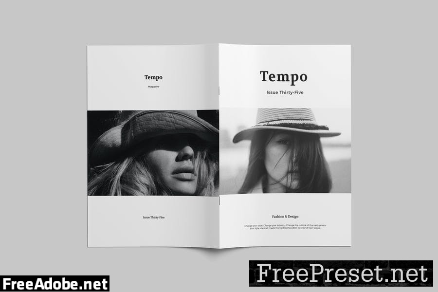 Magazine Template V9HXSN2