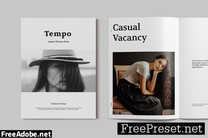 Magazine Template V9HXSN2