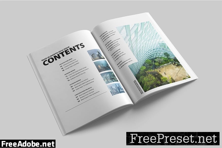 Magazine Template VRFXD62