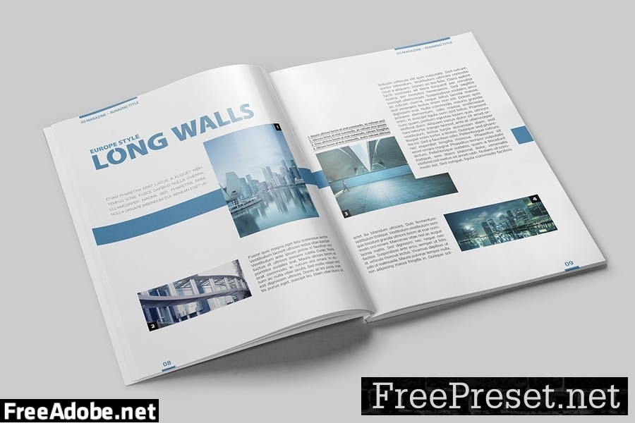 Magazine Template VRFXD62