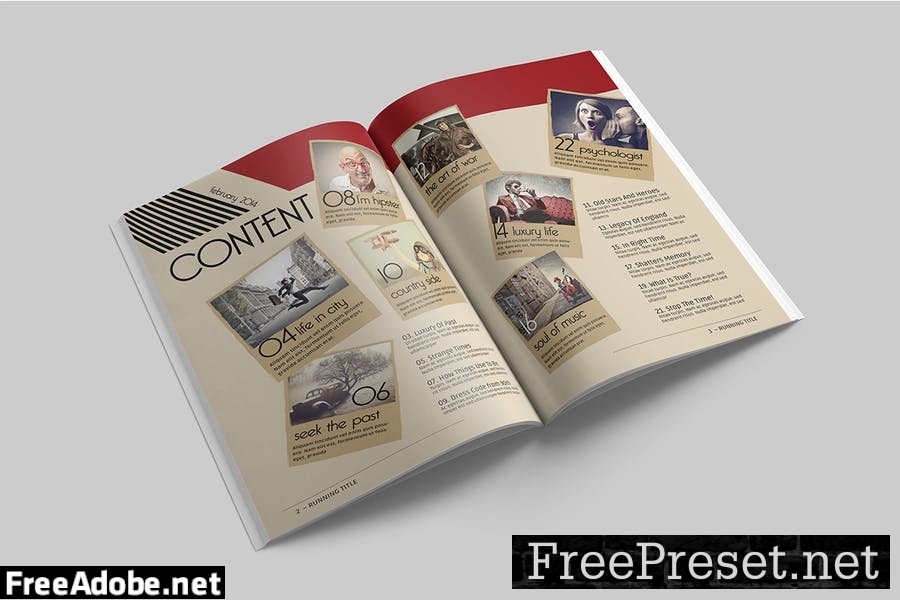 Magazine Template VT2K694