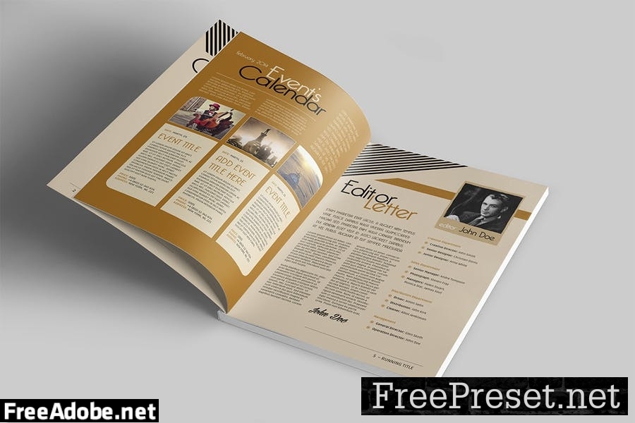 Magazine Template VT2K694