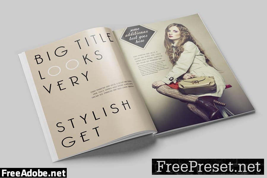 Magazine Template VT2K694