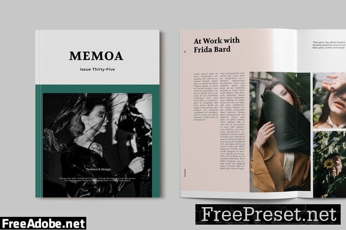 Magazine Template W9DLBTC