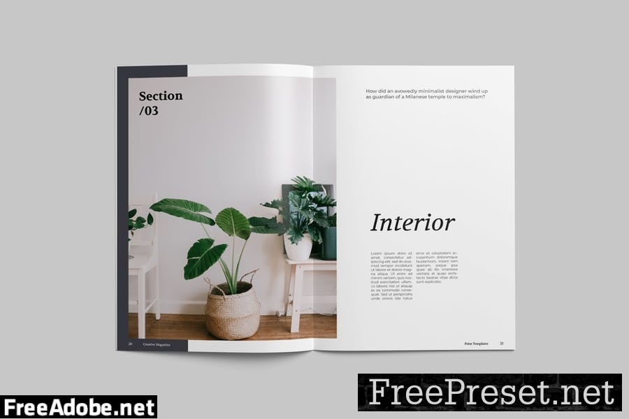 Magazine Template WHPTCFB