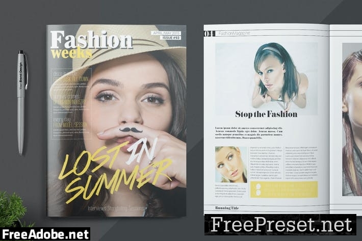 Magazine Template WK5P2PJ