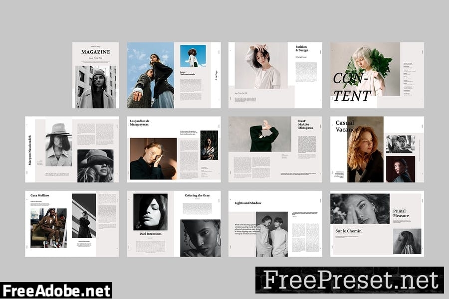 Magazine Template WN5R4V8