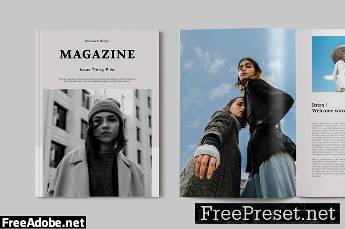 Magazine Template WN5R4V8